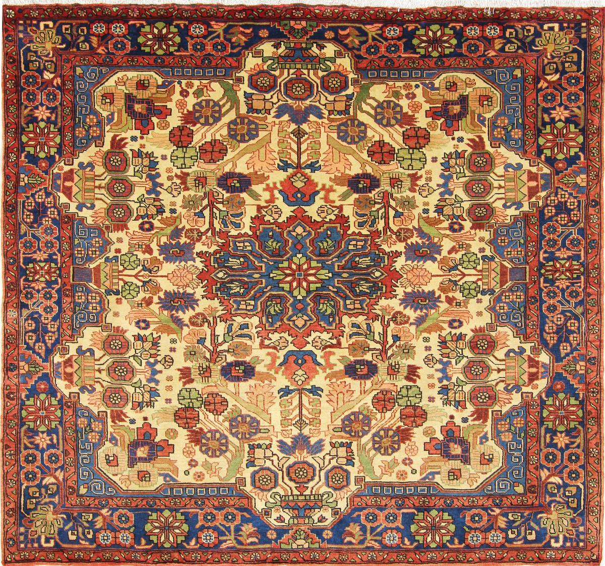 Persian Rug Nahavand 199x183 199x183, Persian Rug Knotted by hand