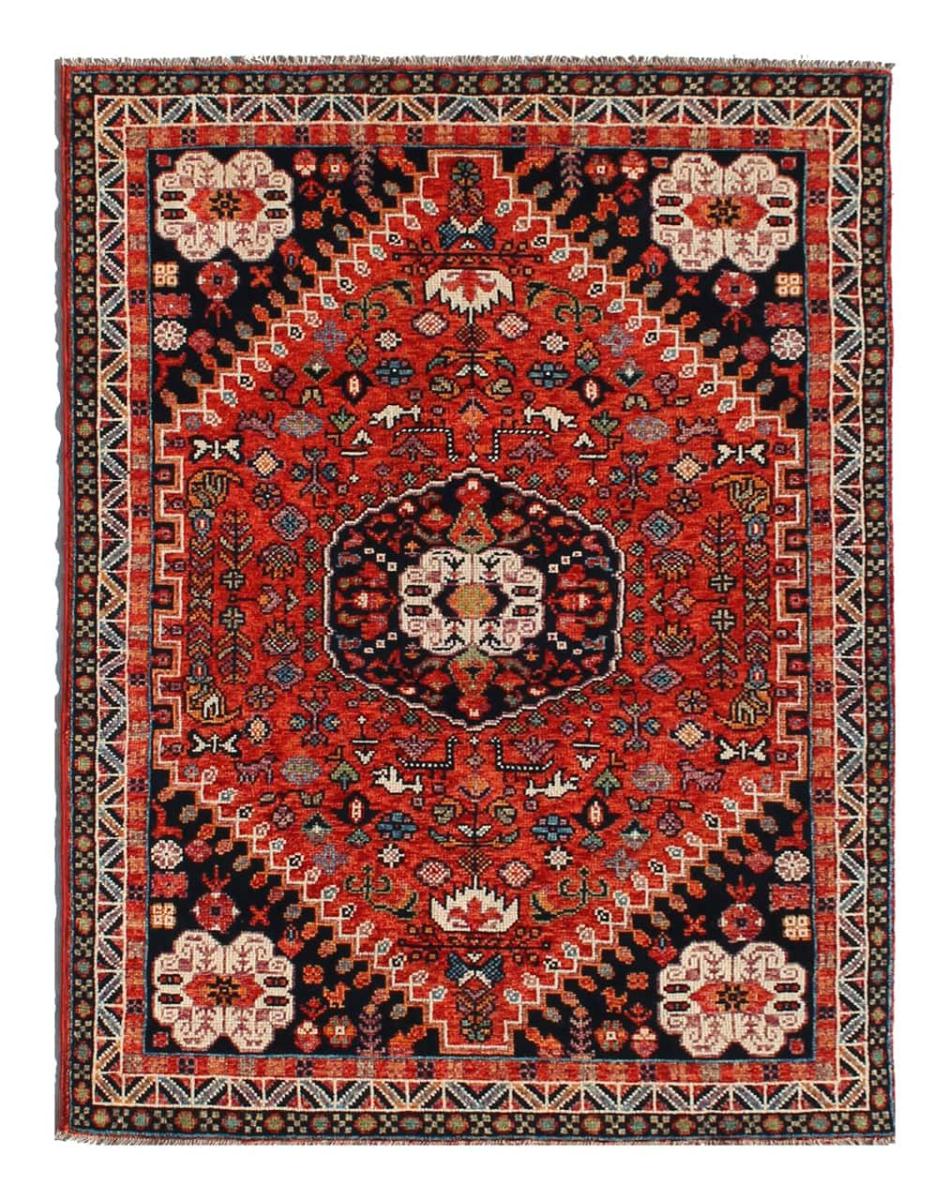 パキスタンのカーペット Arijana Ghashghai 198x140 198x140,  ペルシャ絨毯 手織り