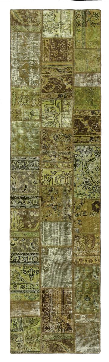 Tappeto persiano Patchwork 308x82 308x82, Tappeto persiano Annodato a mano