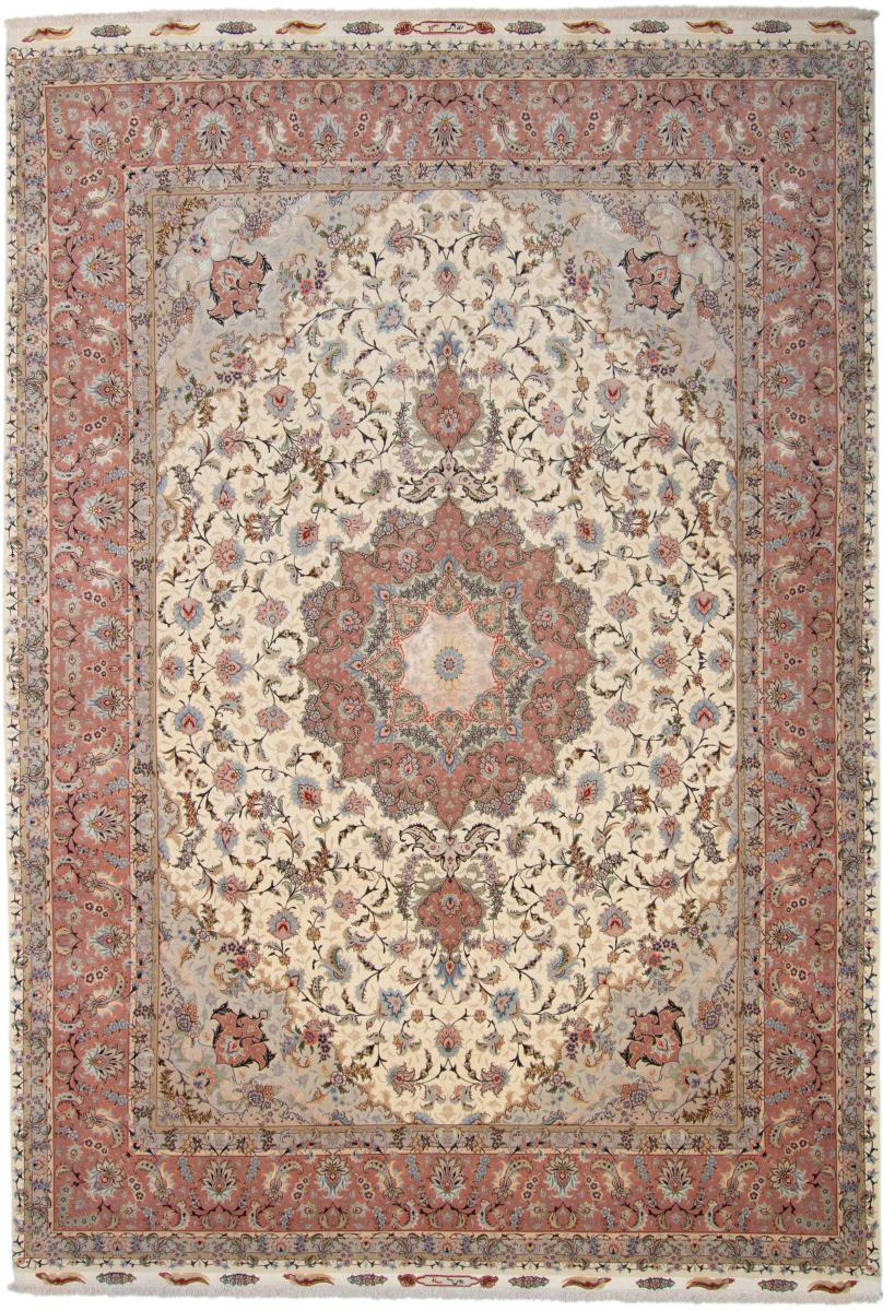 Tapete persa Tabriz 50Raj 414x298 414x298, Tapete persa Atado à mão