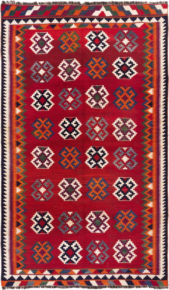 Tapis persan Kilim Fars 234x137 234x137, Tapis persan Tissé à la main