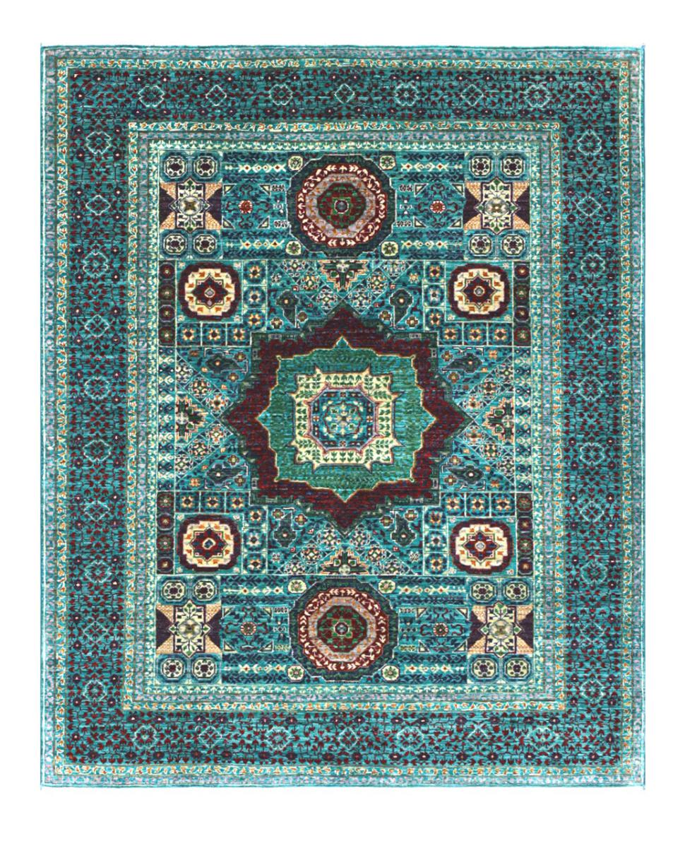 Afghan rug Mamluk 193x159 193x159, Persian Rug Knotted by hand