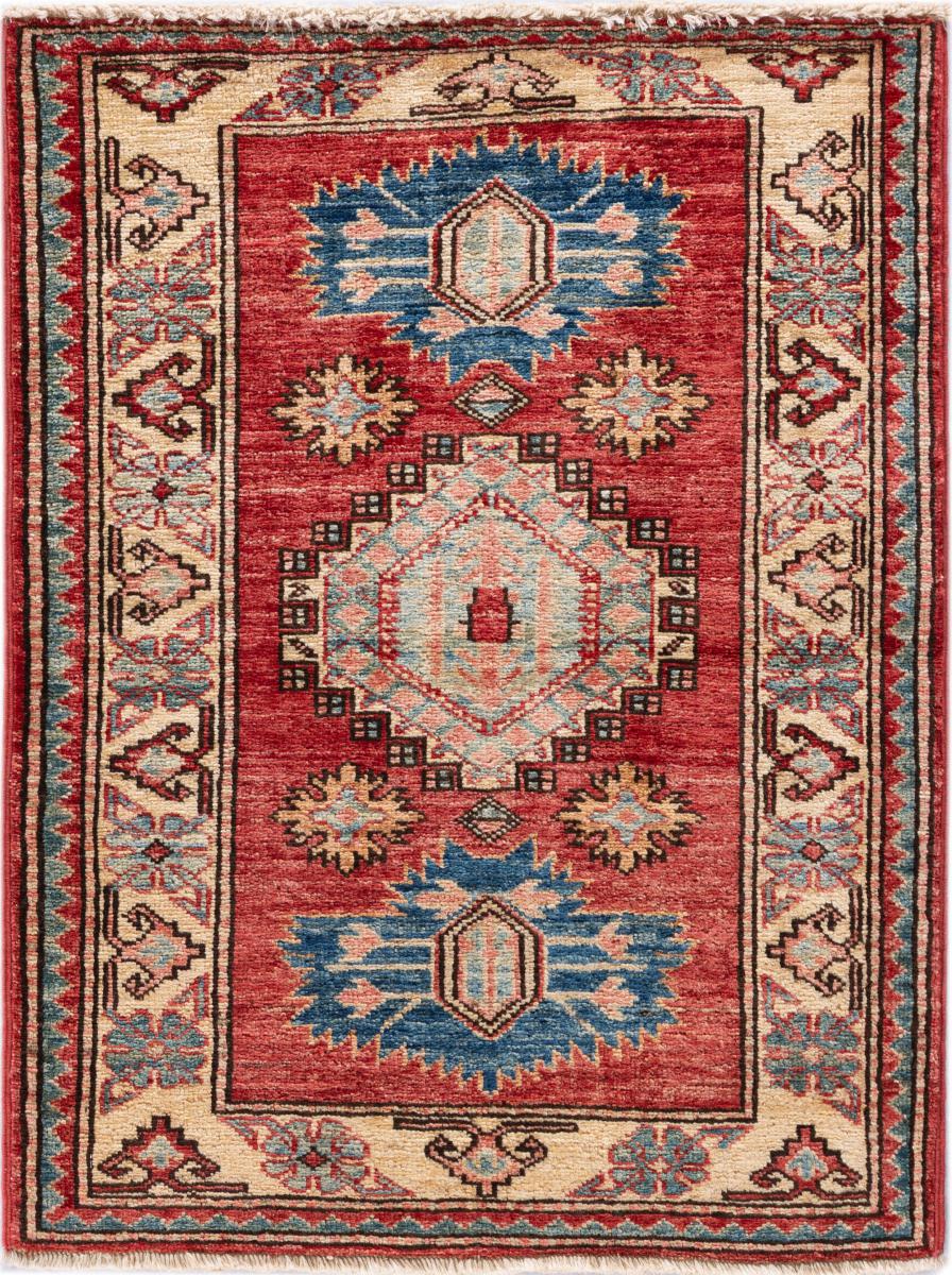 Alfombra afgana Super Kazak 87x66 87x66, Alfombra persa Anudado a mano