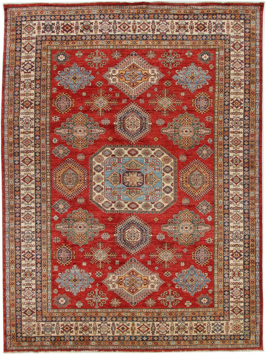 Tapis afghan Super Kazak 360x267 360x267, Tapis persan Noué à la main