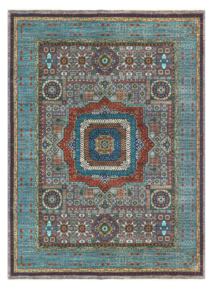 Afghan rug Mamluk 210x160 210x160, Persian Rug Knotted by hand