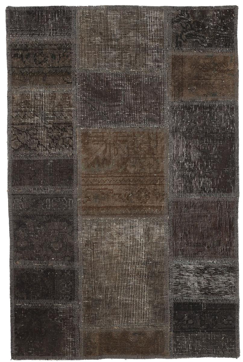 Persisk tæppe Patchwork 96x61 96x61, Persisk tæppe Knyttet i hånden