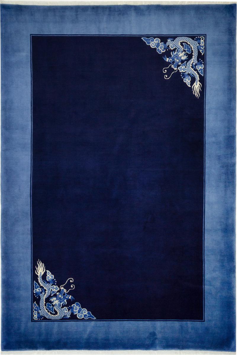 Kinesisk tæppe Kina 301x201 301x201, Persisk tæppe Knyttet i hånden