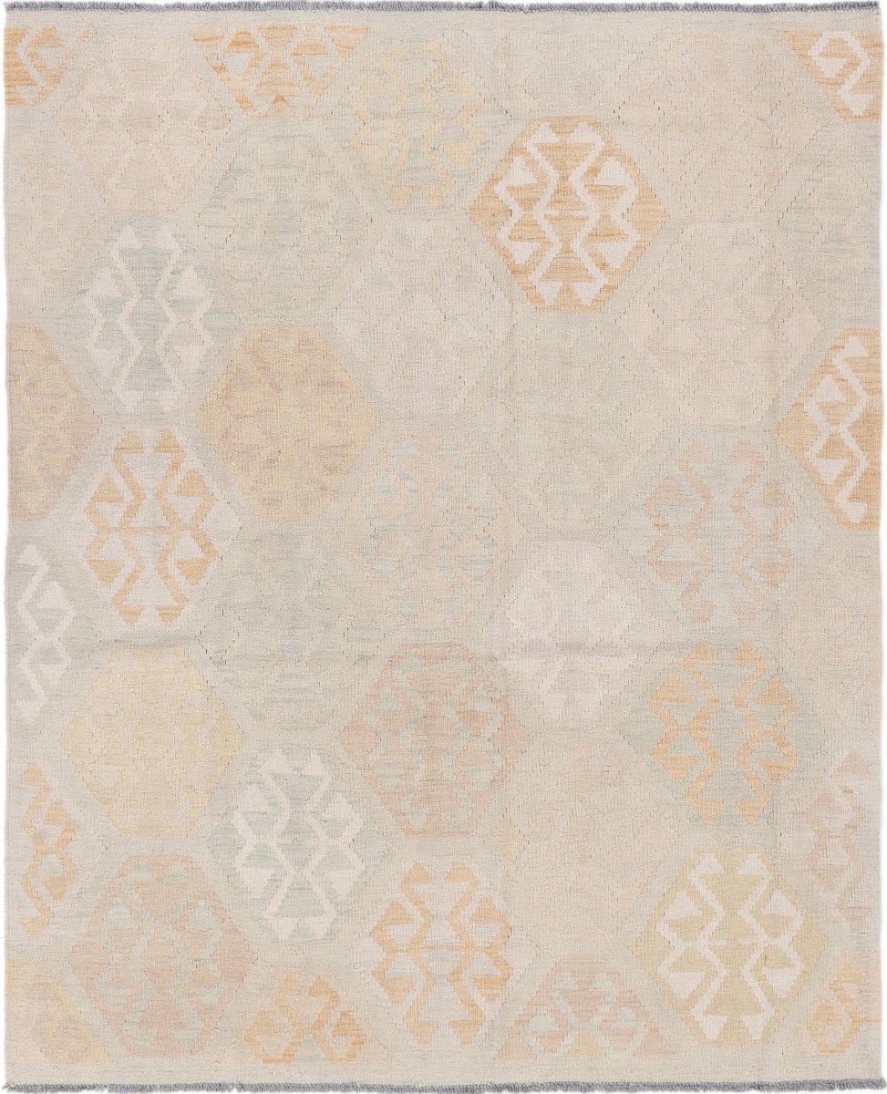 Tapete afegão Kilim Afegão 182x151 182x151, Tapete persa Tecido à mão
