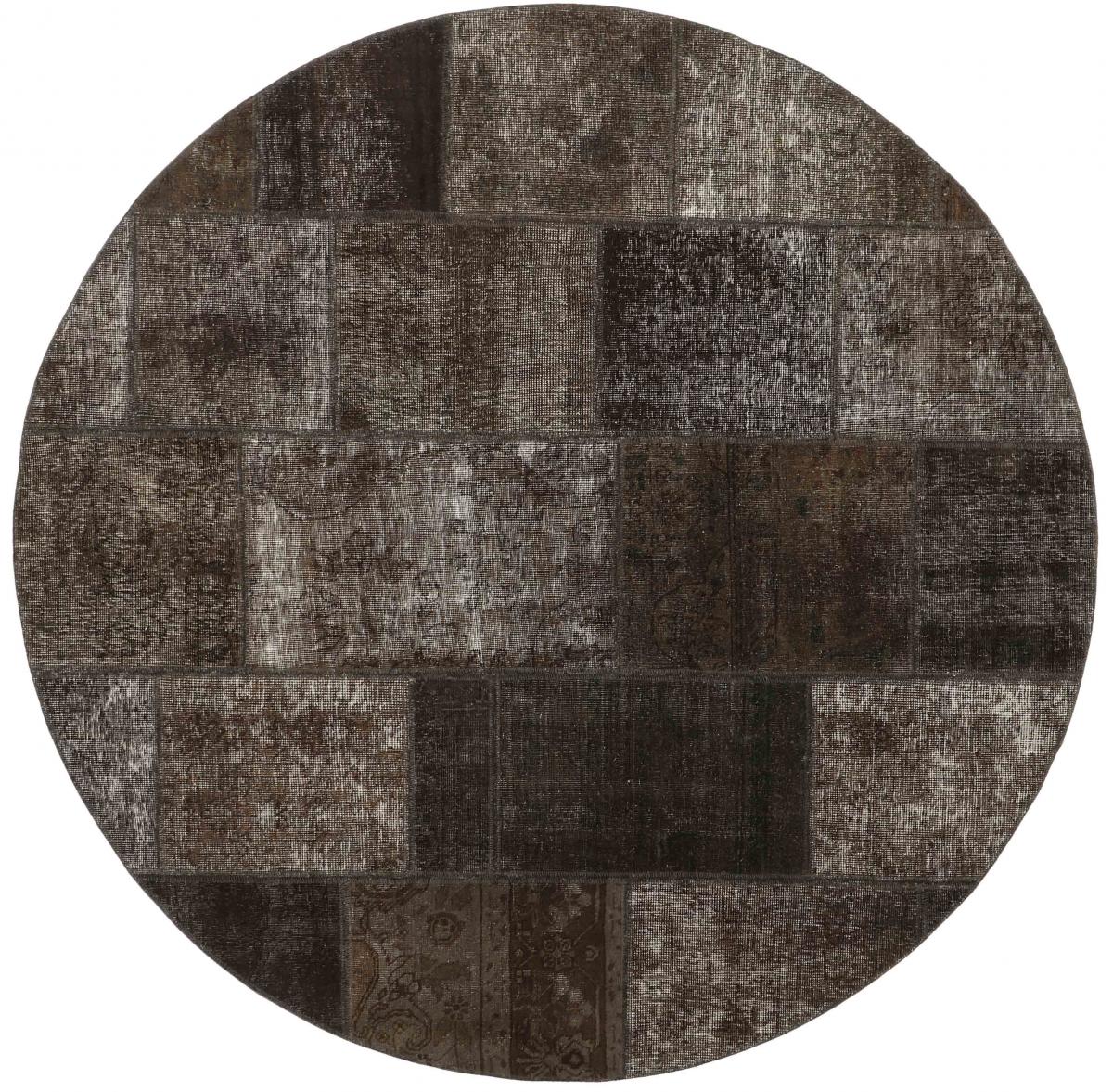 Tapete persa Patchwork 199x199 199x199, Tapete persa Atado à mão
