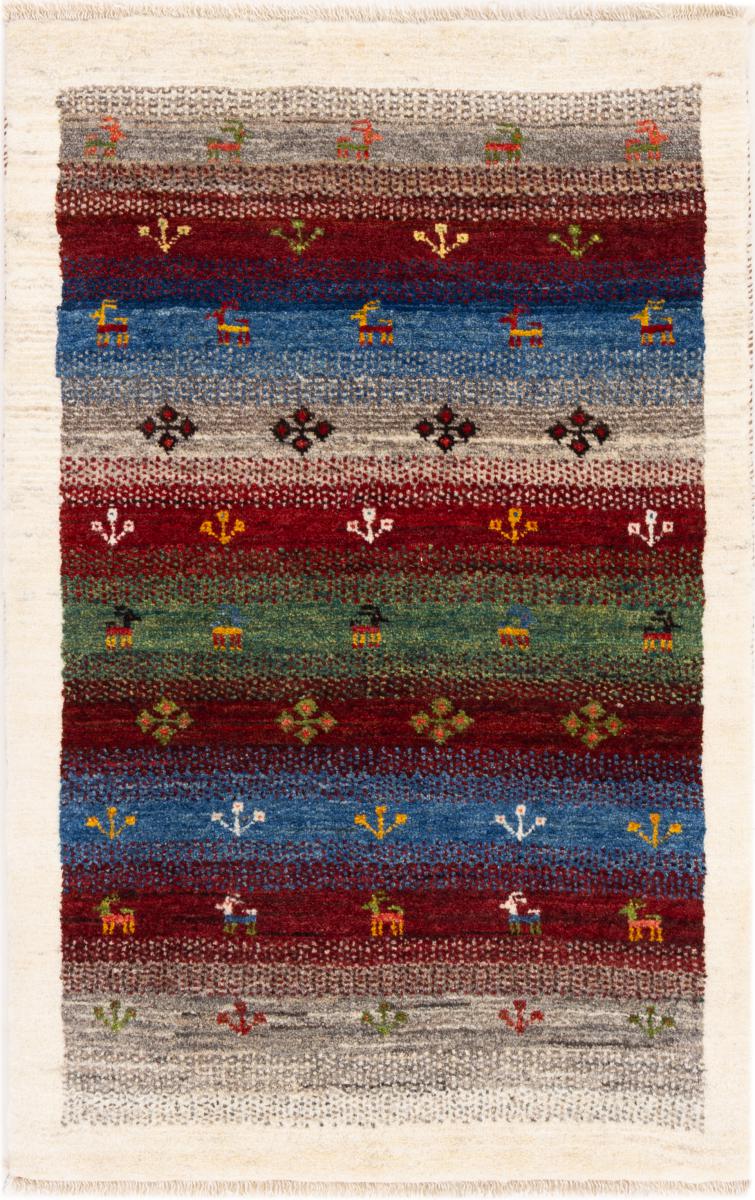 Perzsa szőnyeg Perser Gabbeh Loribaft Atelier 97x61 97x61, Perzsa szőnyeg Kézzel csomózott