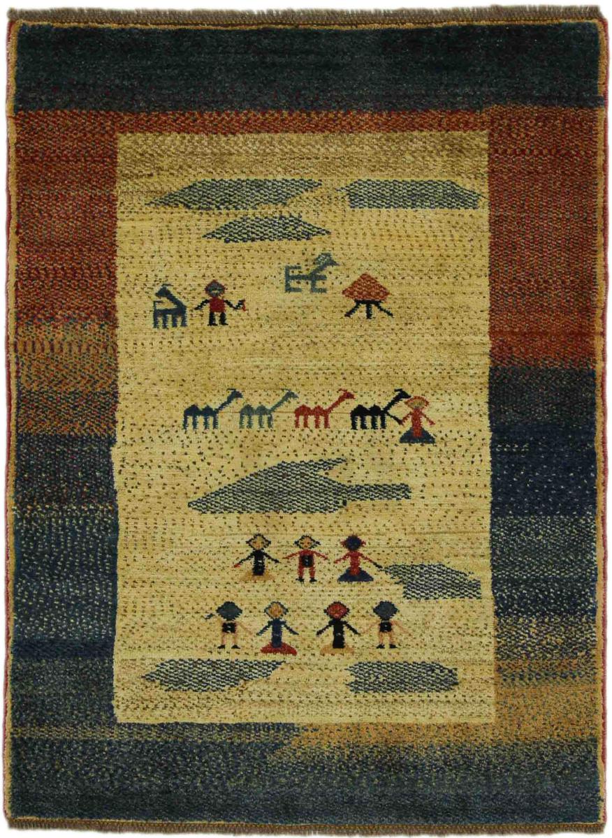 Persisk tæppe Persisk Gabbeh 139x102 139x102, Persisk tæppe Knyttet i hånden