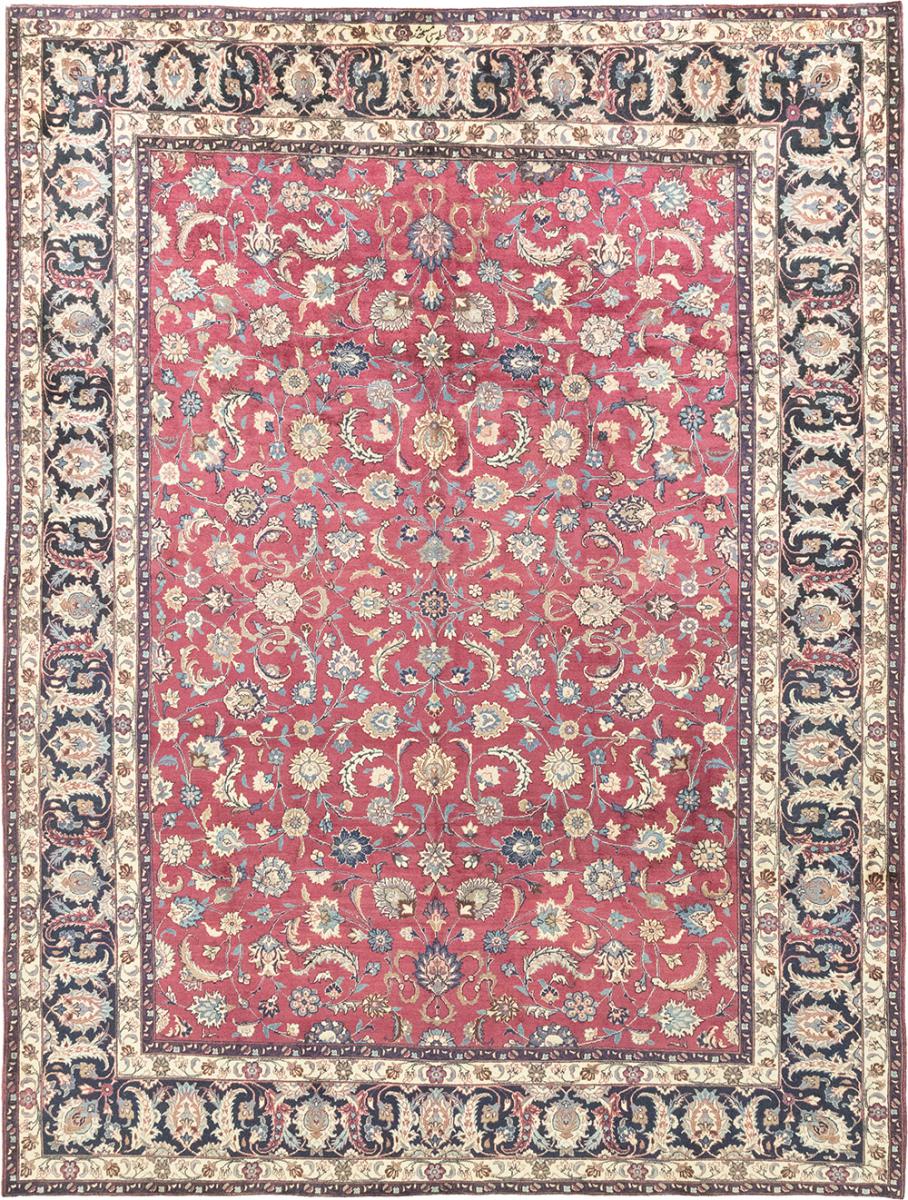 Alfombra persa Mashad Semi Antiguo 384x294 384x294, Alfombra persa Anudado a mano