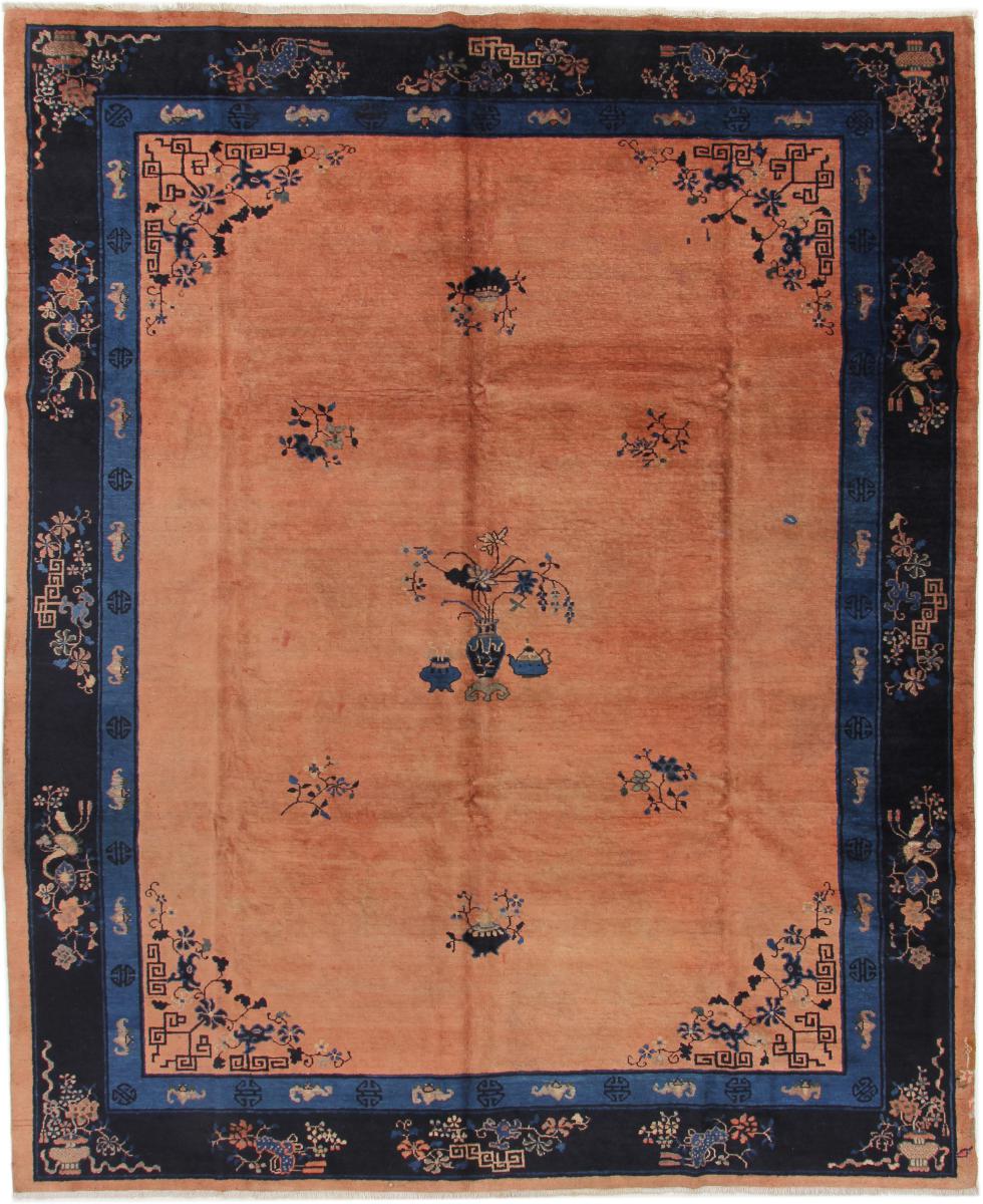 Tapis chinois Chinois Peking Antique 339x281 339x281, Tapis persan Noué à la main