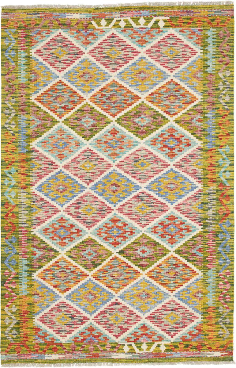 Tapis afghan Kilim Afghan 191x123 191x123, Tapis persan Tissé à la main