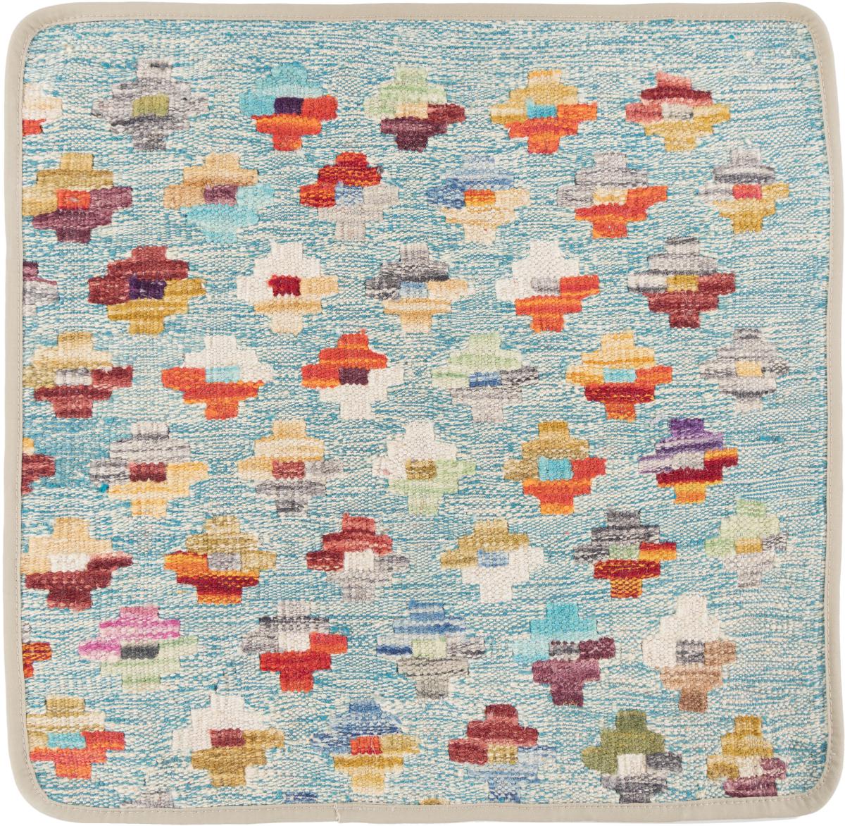 Afghanischer Teppich Kelim Afghan Kissenbezug 50x50 50x50, Perserteppich Handgeknüpft