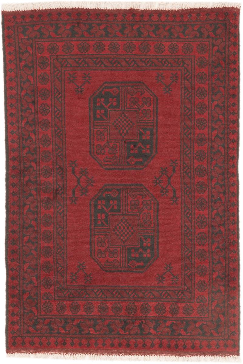 Tapete afegão Afegão Akhche 4'0"x2'8" 4'0"x2'8", Tapete persa Atado à mão