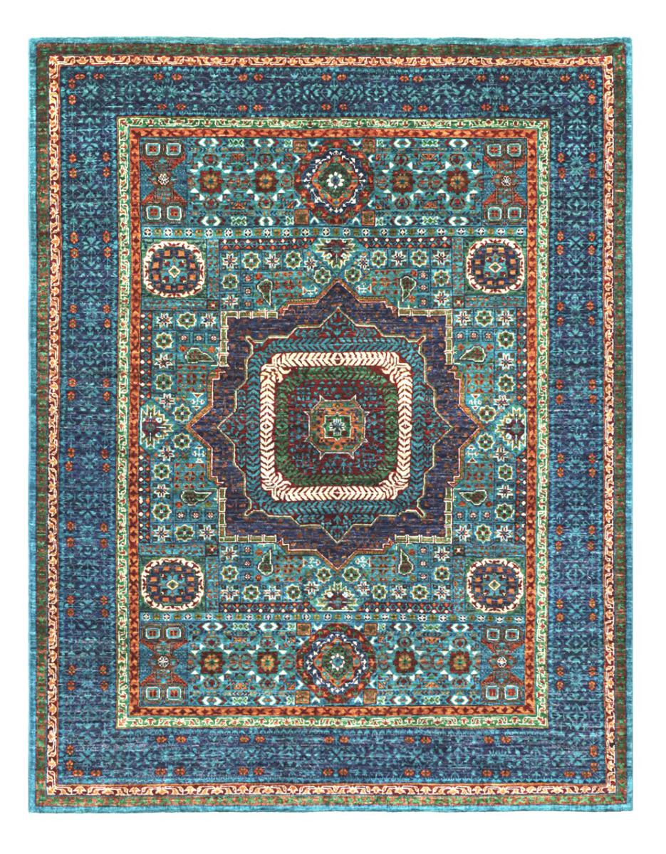 Afghan rug Mamluk 204x159 204x159, Persian Rug Knotted by hand