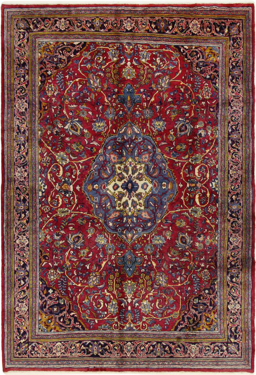 Persian Rug Sarouk 10'5"x7'5" 10'5"x7'5", Persian Rug Knotted by hand