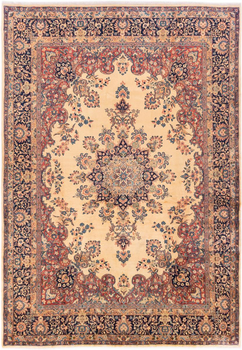 Perserteppich Kerman Antik 416x299 416x299, Perserteppich Handgeknüpft