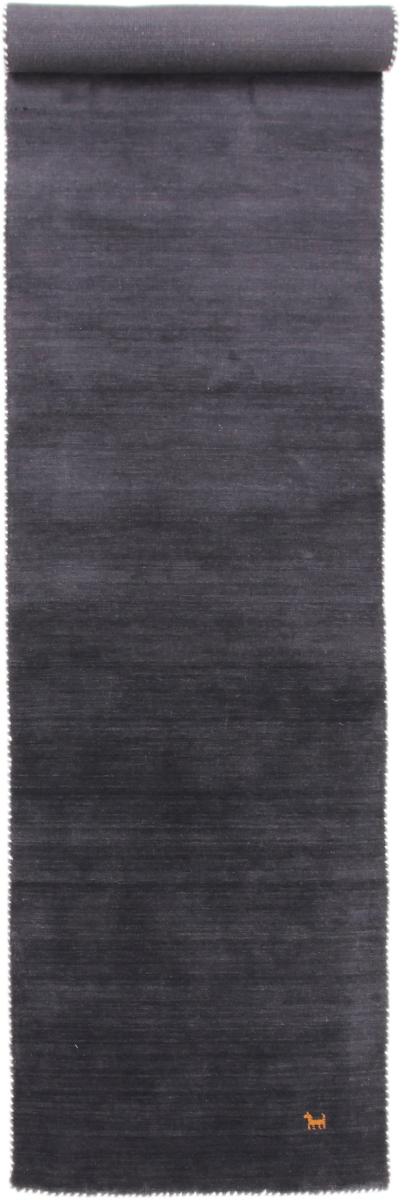 Indischer Teppich Loom Gabbeh Grey 504x78 504x78, Perserteppich Loom handgeknüpft