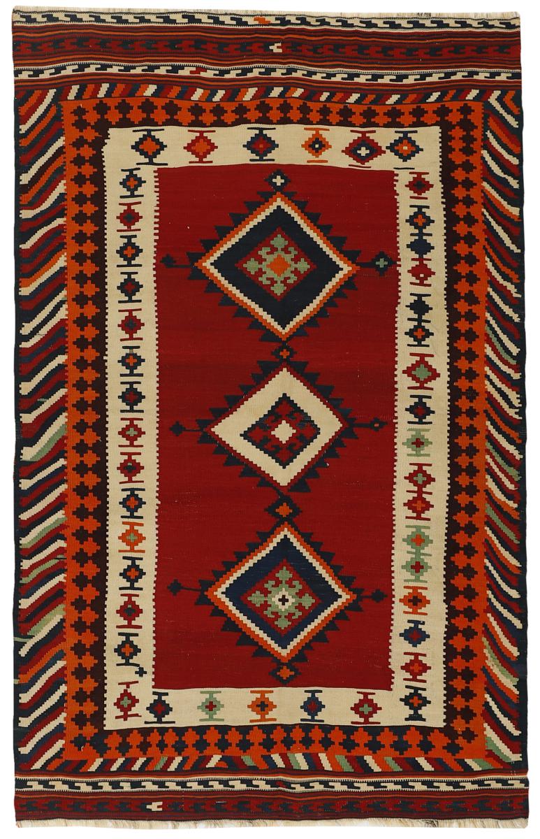 Persian Rug Kilim Fars 229x146 229x146, Persian Rug Woven by hand