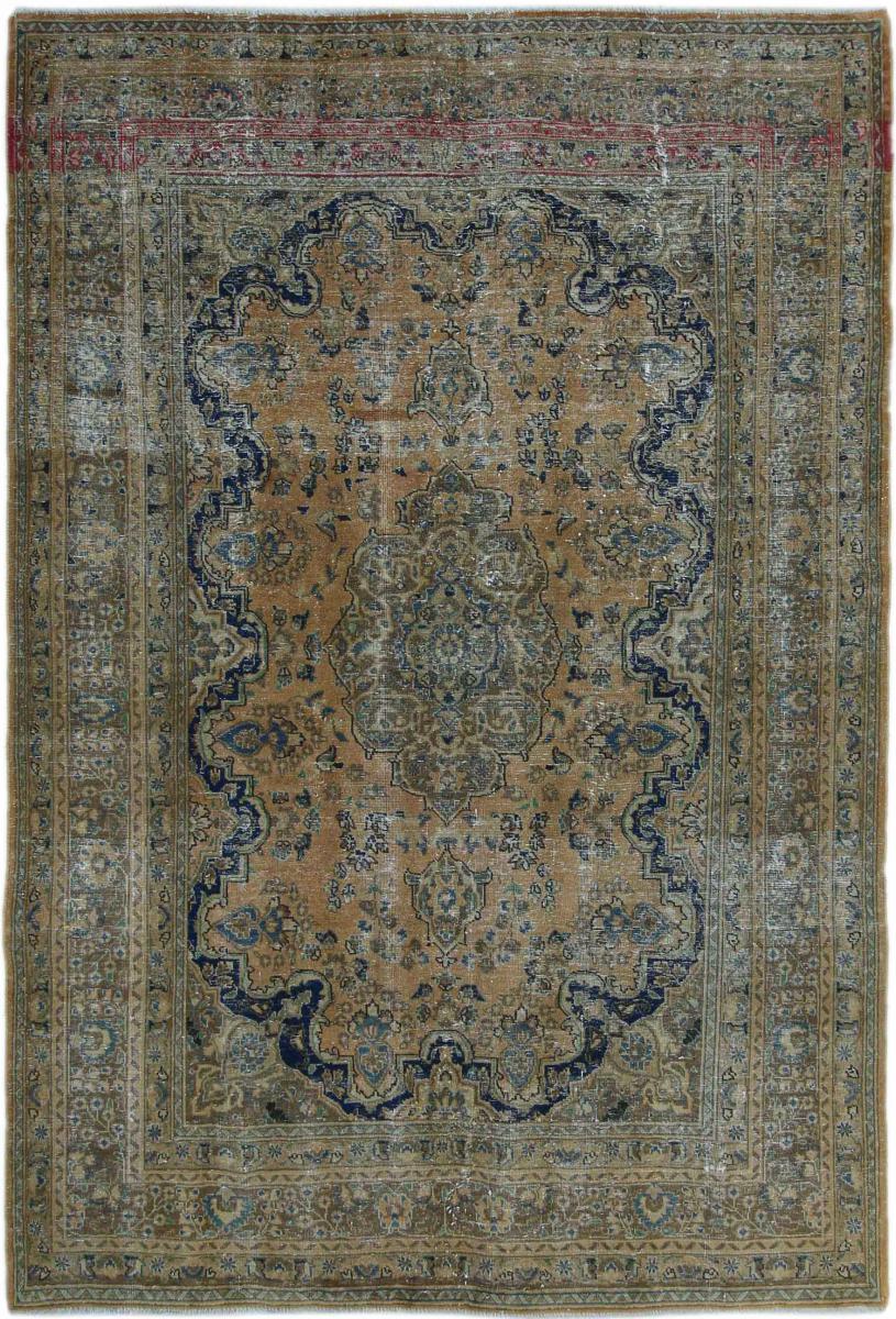 Tapis persan Vintage 291x196 291x196, Tapis persan Noué à la main