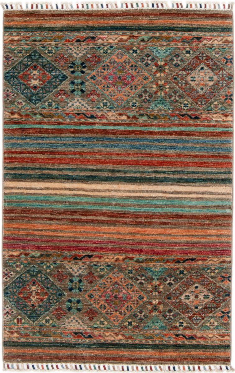 Pakistani rug Arijana Shaal 4'3"x2'8" 4'3"x2'8", Persian rug Hand-knotted