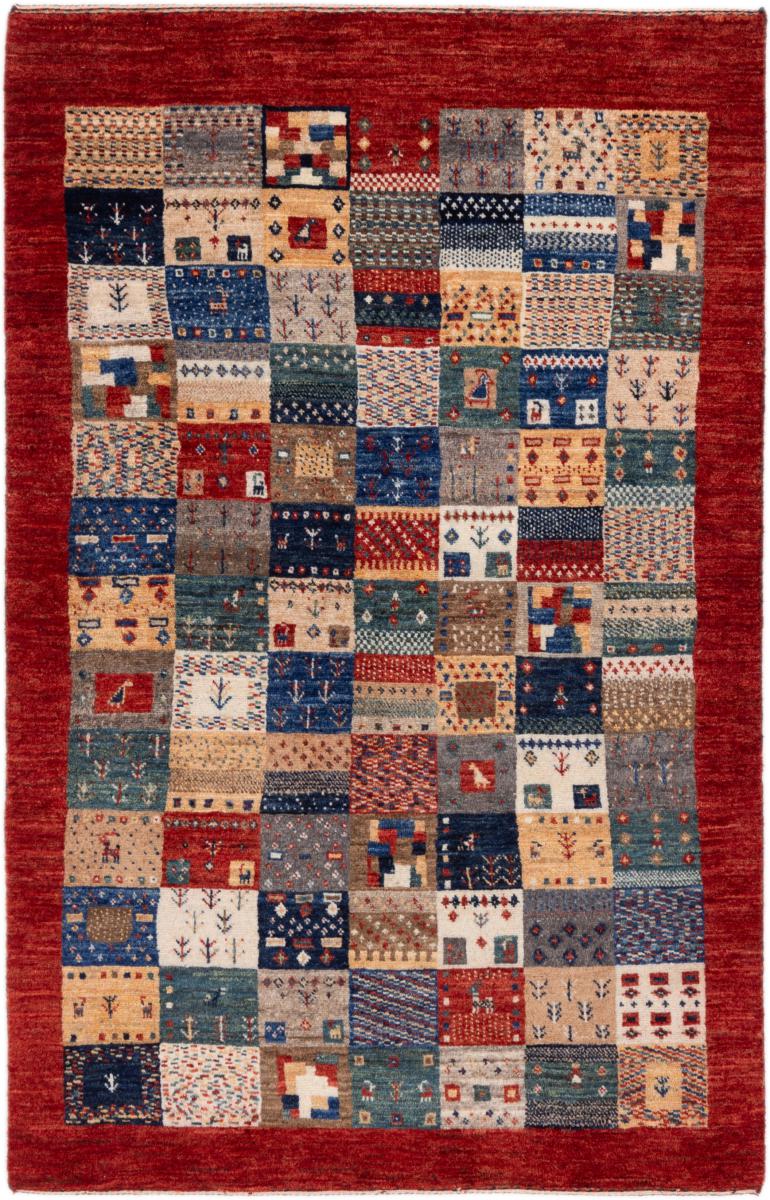 Alfombra persa Persia Gabbeh Loribaft Nowbaft 151x96 151x96, Alfombra persa Anudado a mano