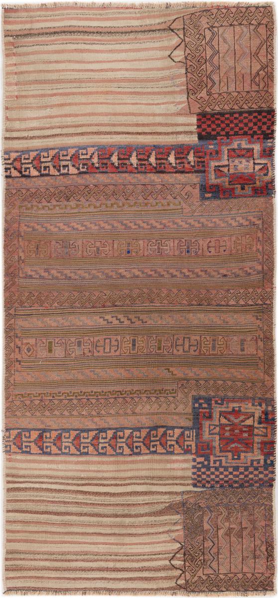 Covor persan Chilim Fars Mafresh Vechi 198x93 198x93, Covor persan Lucrate de mână