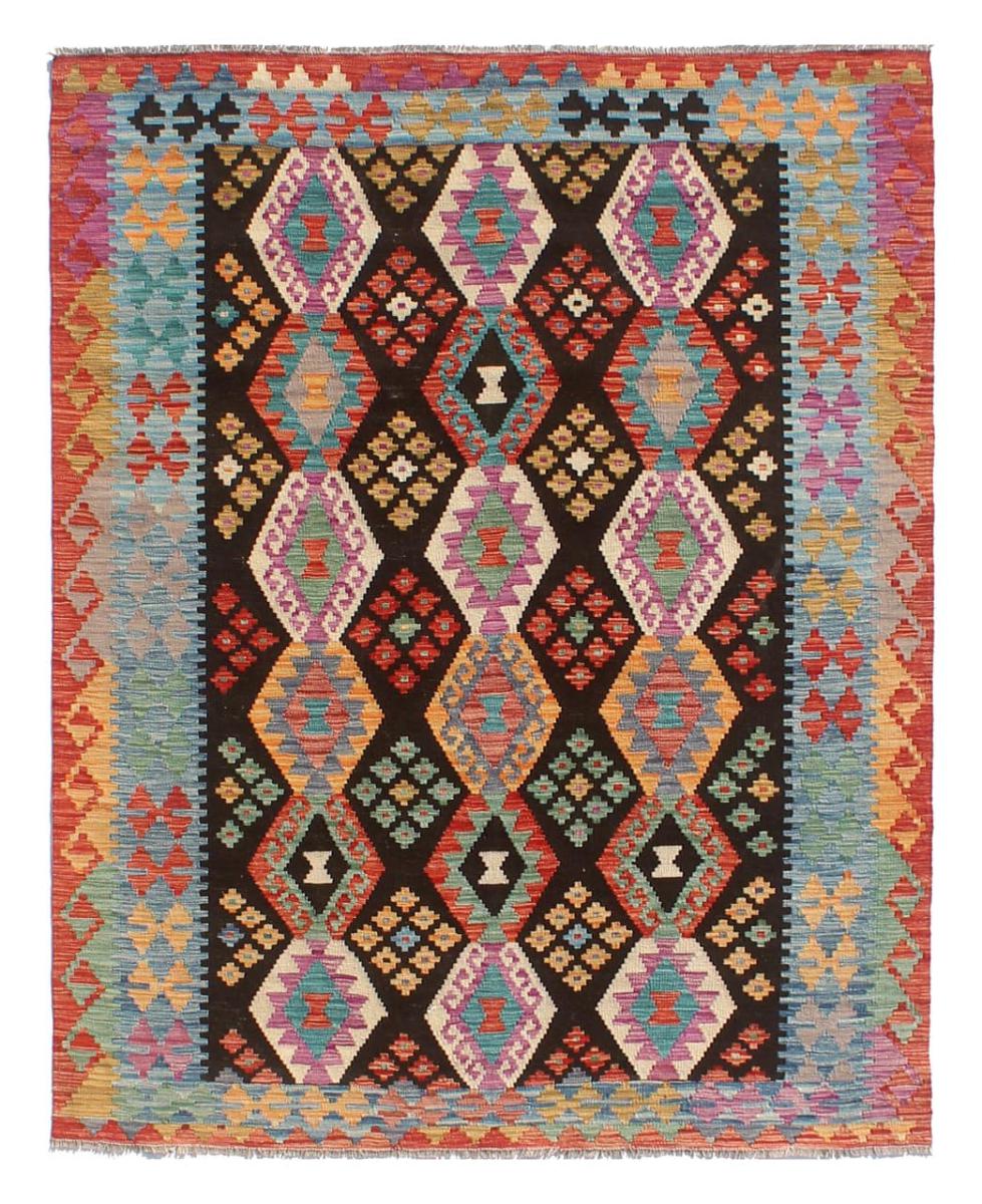 Afghan rug Kilim Afghan 7'9"x5'10" 7'9"x5'10", Persian Rug Woven by hand