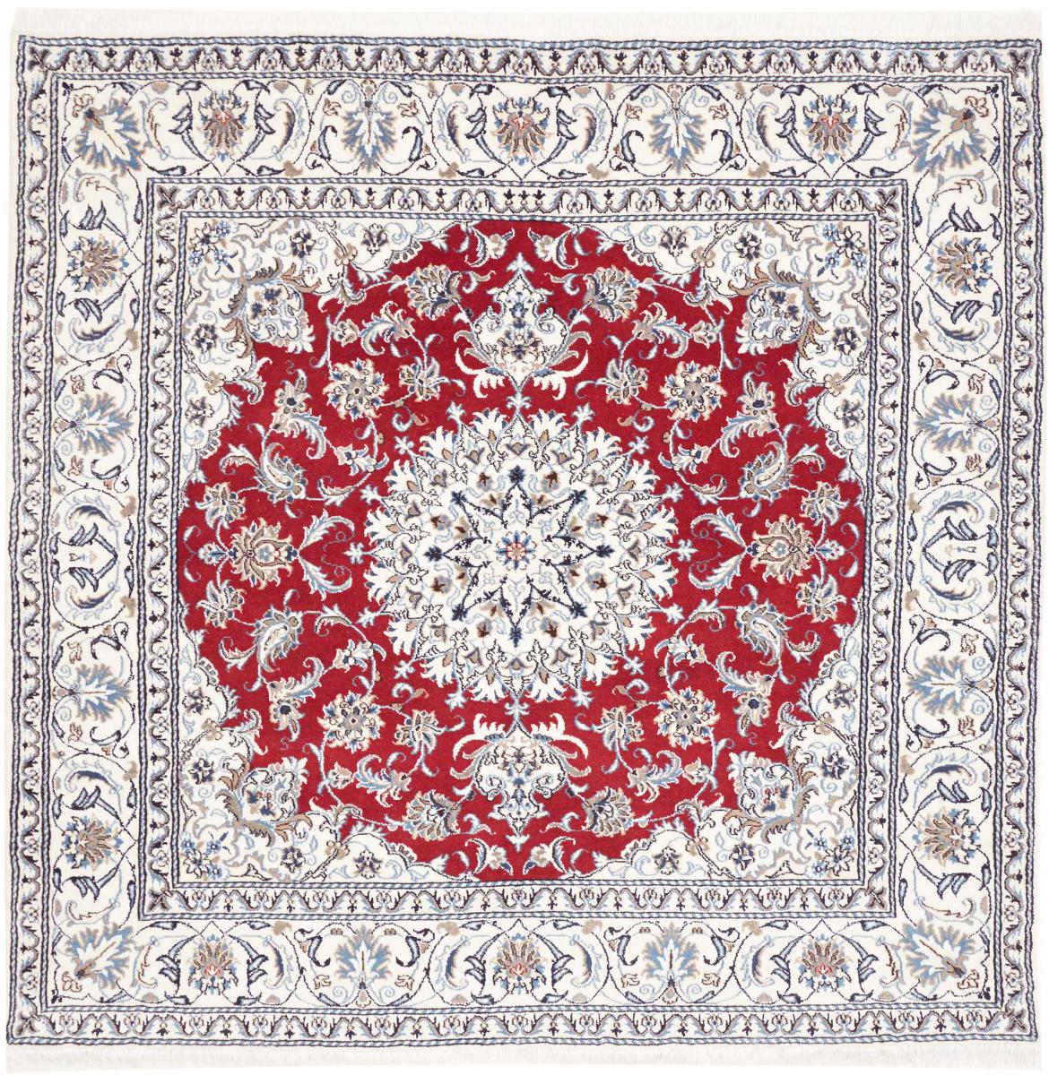 Alfombra persa Nain 194x195 194x195, Alfombra persa Anudado a mano