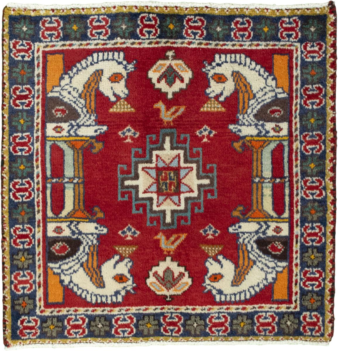 Persian Rug Shiraz 64x67 64x67, Persian Rug Knotted by hand
