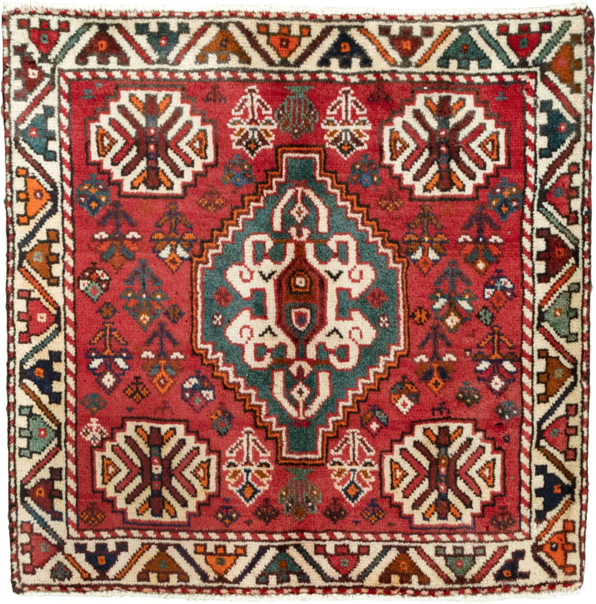 Persian Rug Shiraz 66x66 66x66, Persian Rug Knotted by hand