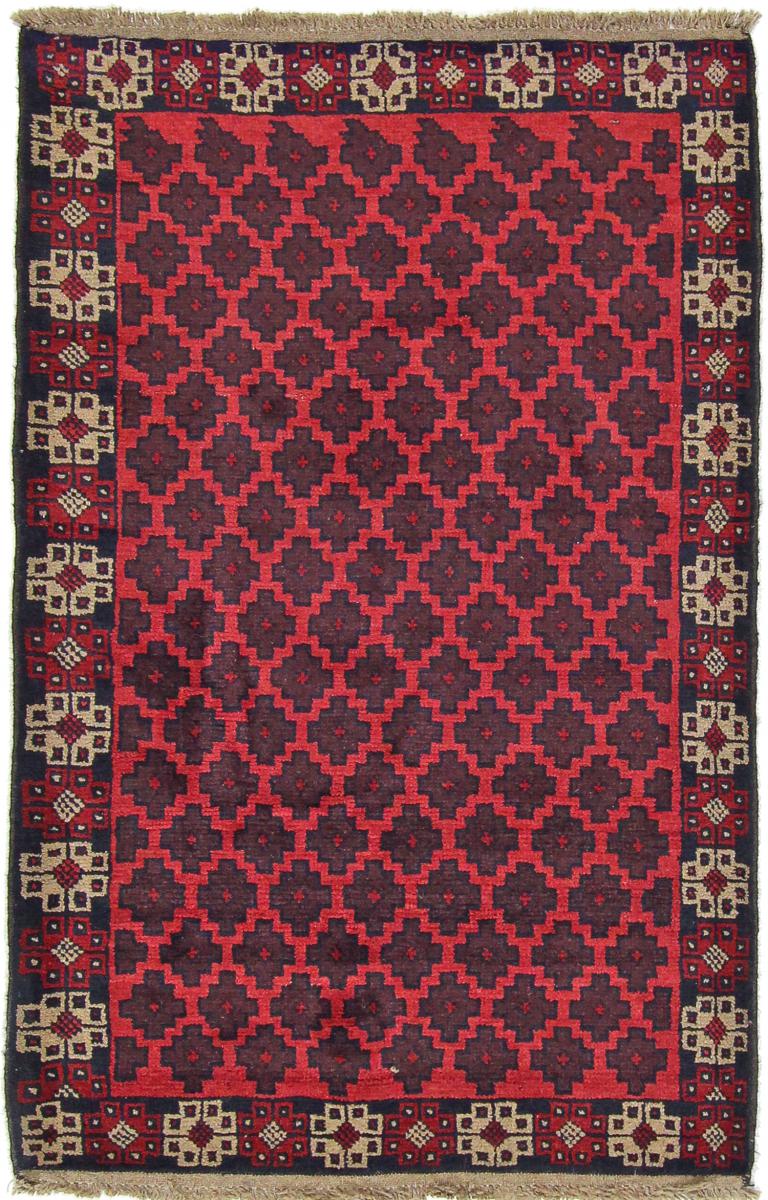 Afghansk tæppe Beluch 136x81 136x81, Persisk tæppe Knyttet i hånden