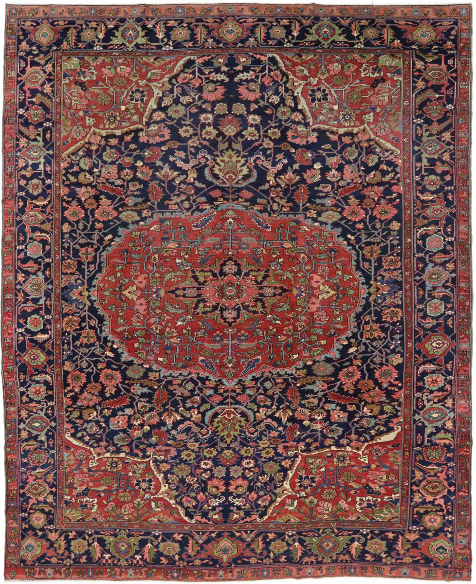 Perserteppich Serapi Antik 417x352 417x352, Perserteppich Handgeknüpft