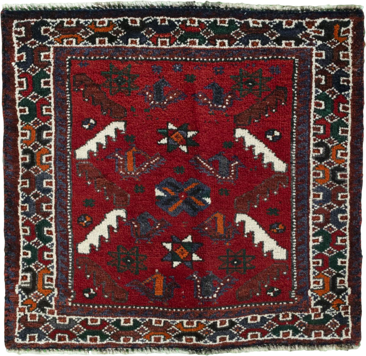 Persian Rug Shiraz 68x69 68x69, Persian Rug Knotted by hand
