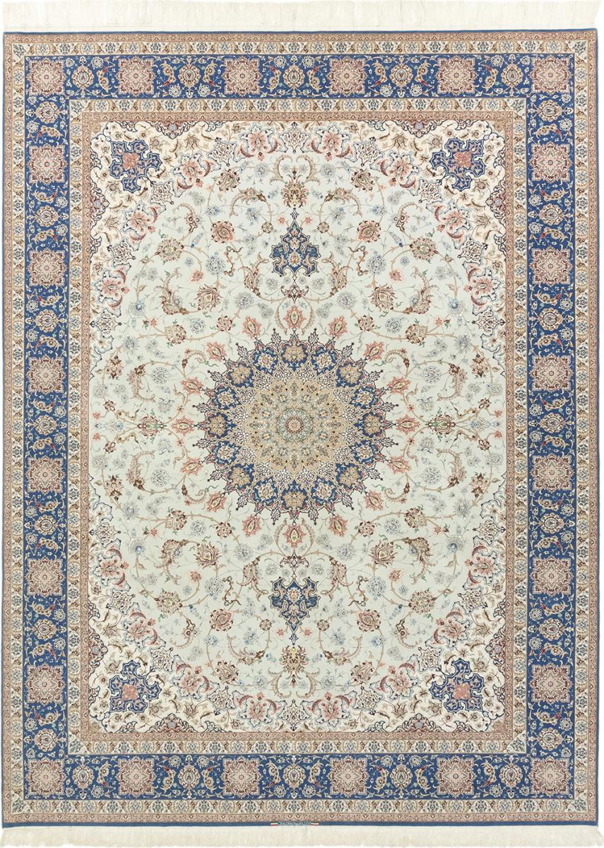 Alfombra persa Isfahán 406x300 406x300, Alfombra persa Anudado a mano