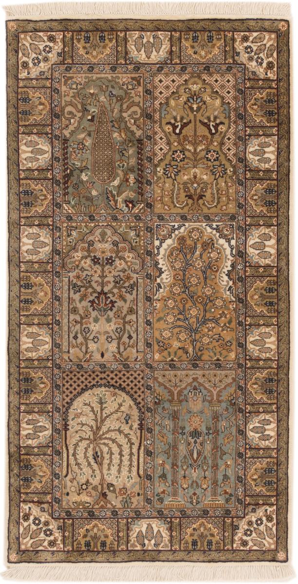 Indiaas tapijt Indo Tabriz 139x71 139x71, Perzisch tapijt Handgeknoopte