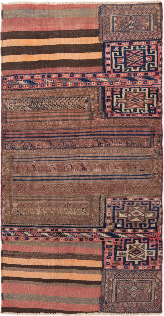 Persian Rug Kilim Fars Mafresh Old 176x90 176x90, Persian Rug Woven by hand