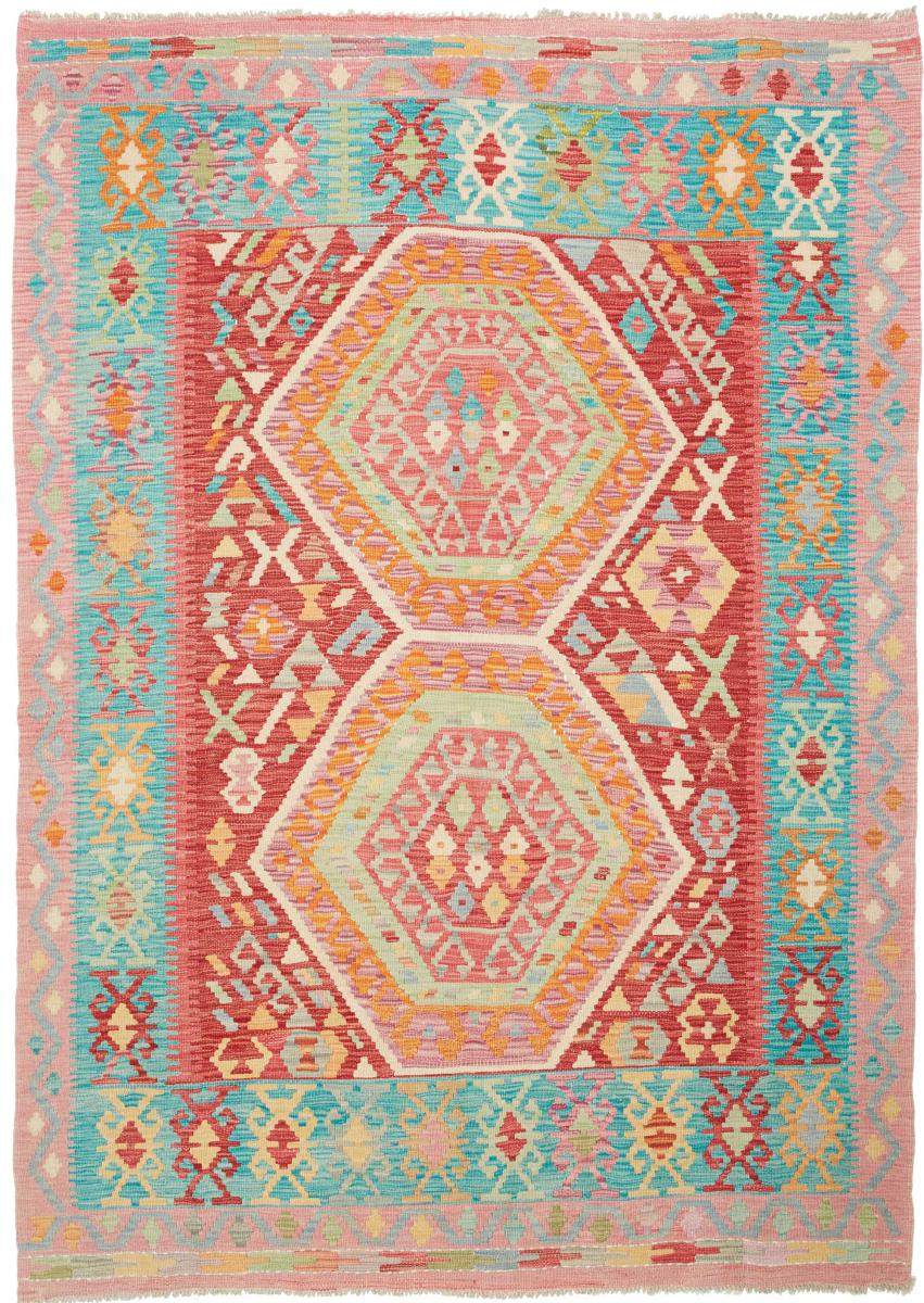 Dywan afgański Kilim Afghan 215x153 215x153, Dywan perski Ręcznie tkane