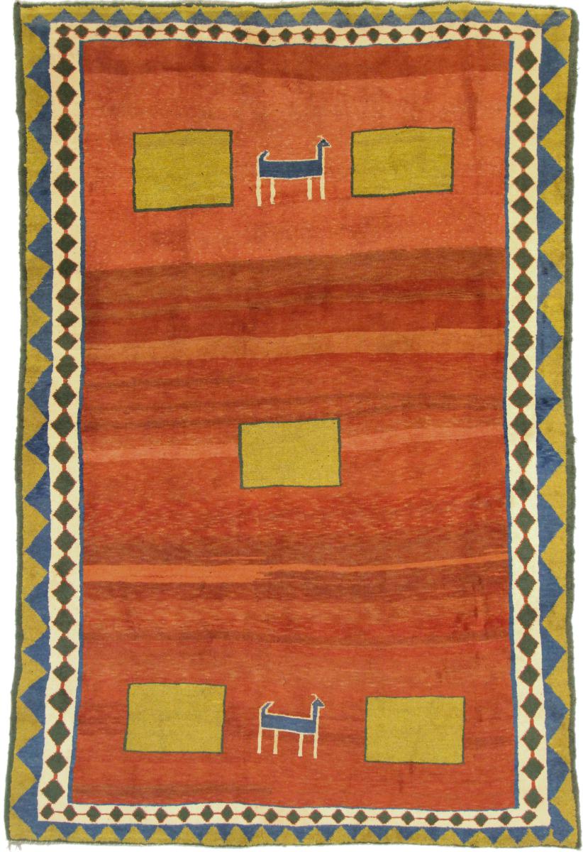 Tapete persa Persa Gabbeh Yalameh 301x194 301x194, Tapete persa Atado à mão