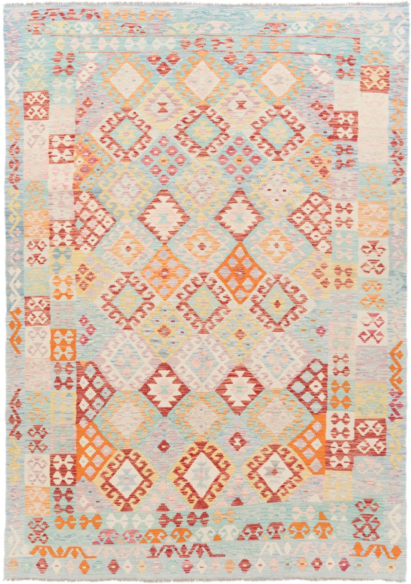 Tapete afegão Kilim Afegão 287x206 287x206, Tapete persa Tecido à mão