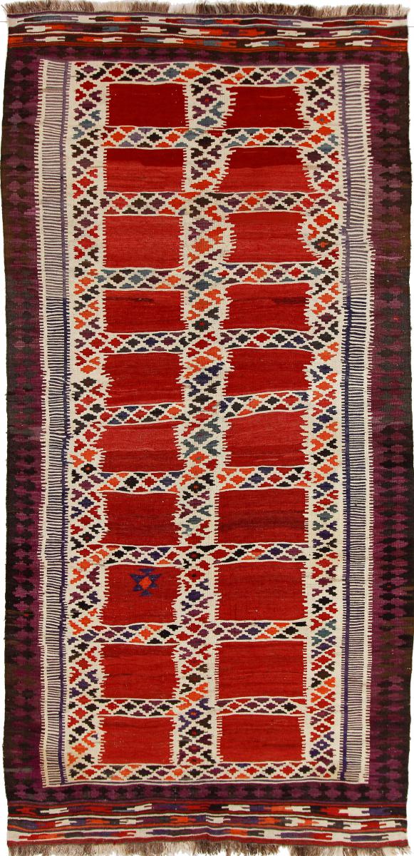 Tapete persa Kilim Fars Ghashghai 313x155 313x155, Tapete persa Tecido à mão