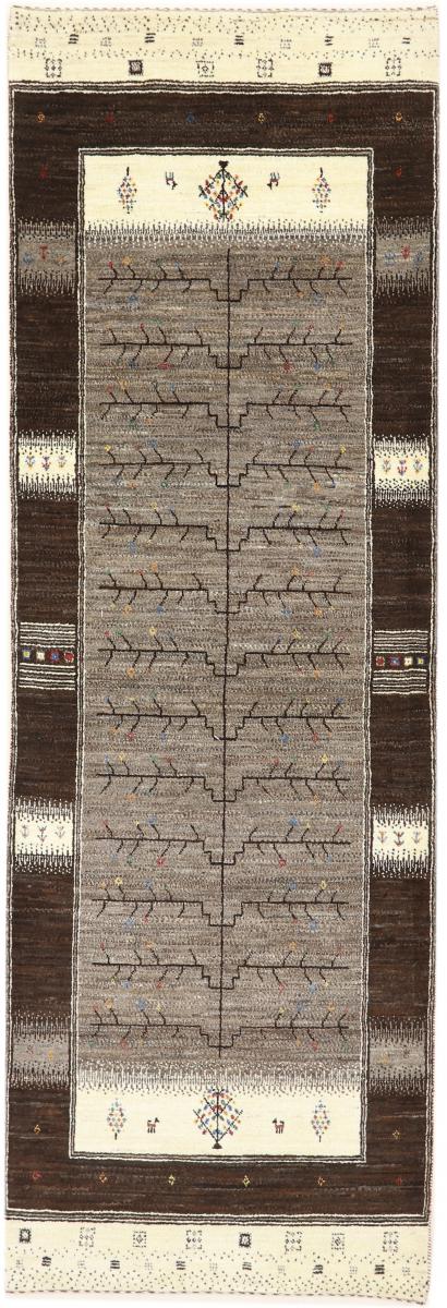 Persian Rug Persian Gabbeh Loribaft Nature 265x87 265x87, Persian Rug Knotted by hand