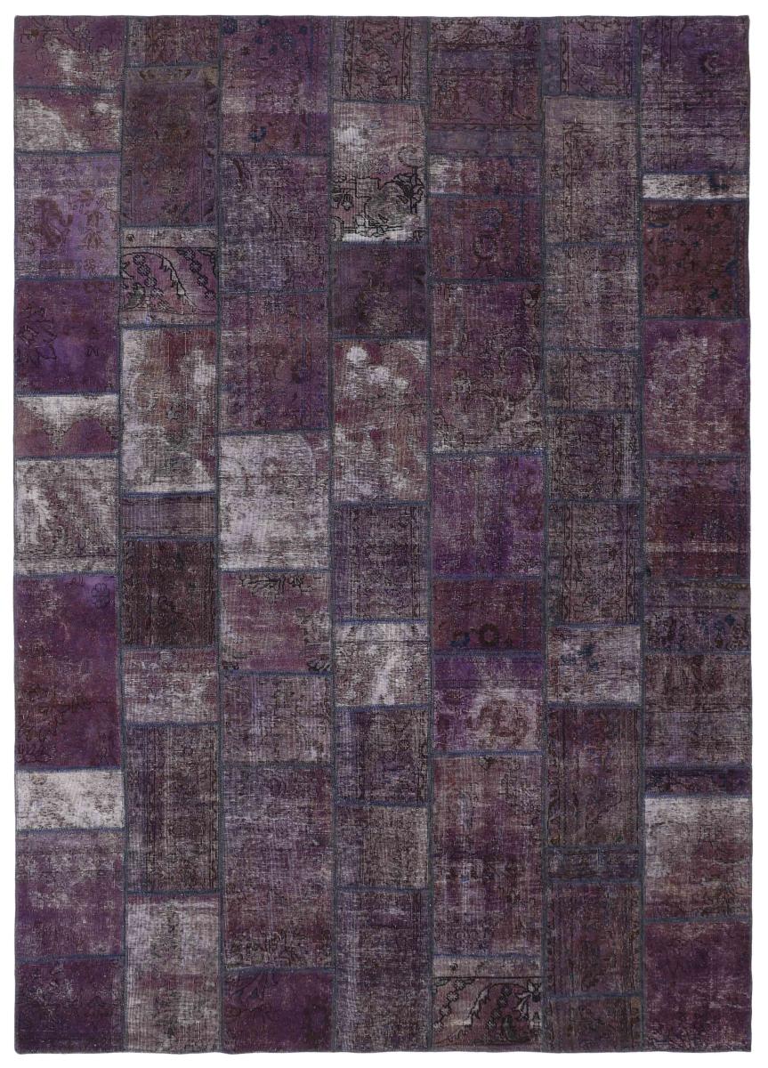 Tapete persa Patchwork 356x253 356x253, Tapete persa Atado à mão