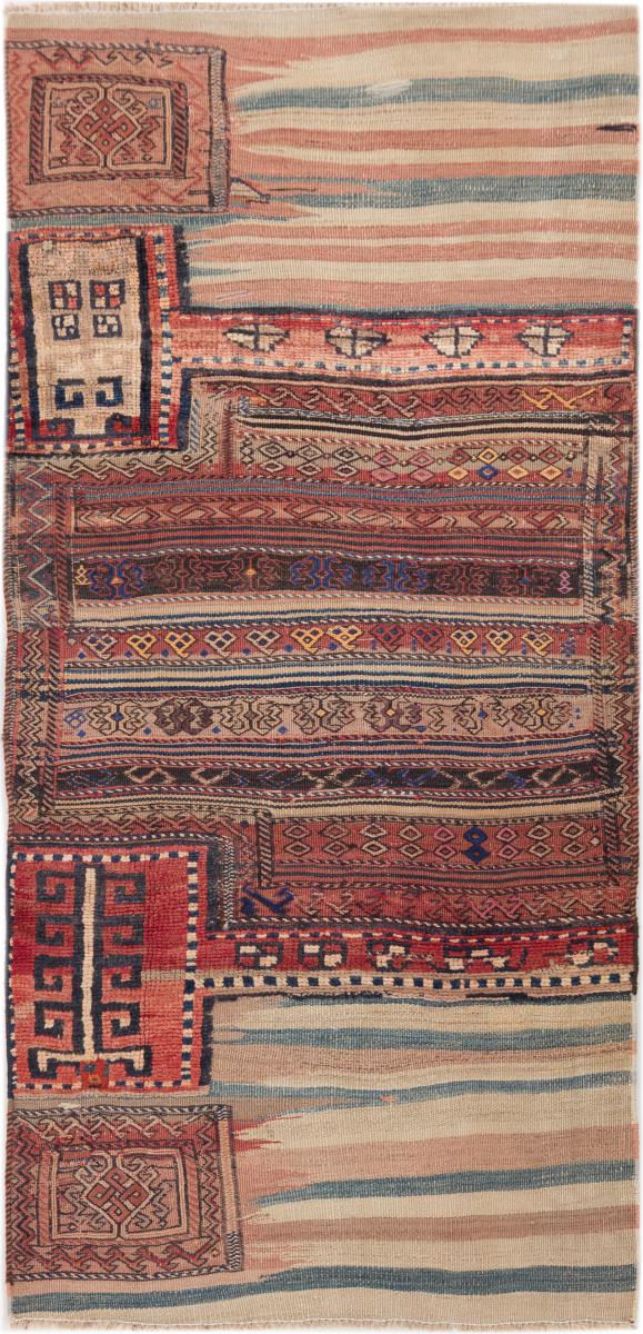 Covor persan Chilim Fars Mafresh Vechi 190x92 190x92, Covor persan Lucrate de mână