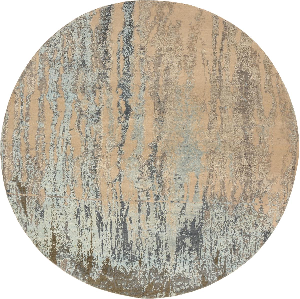 Intialainen matto Sadraa 183x183 183x183, Persialainen matto Käsinsolmittu