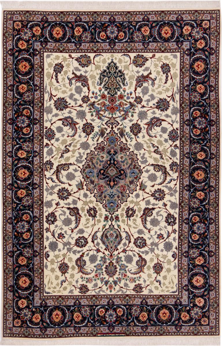 Persian Rug Isfahan Silk Warp 237x158 237x158, Persian Rug Knotted by hand