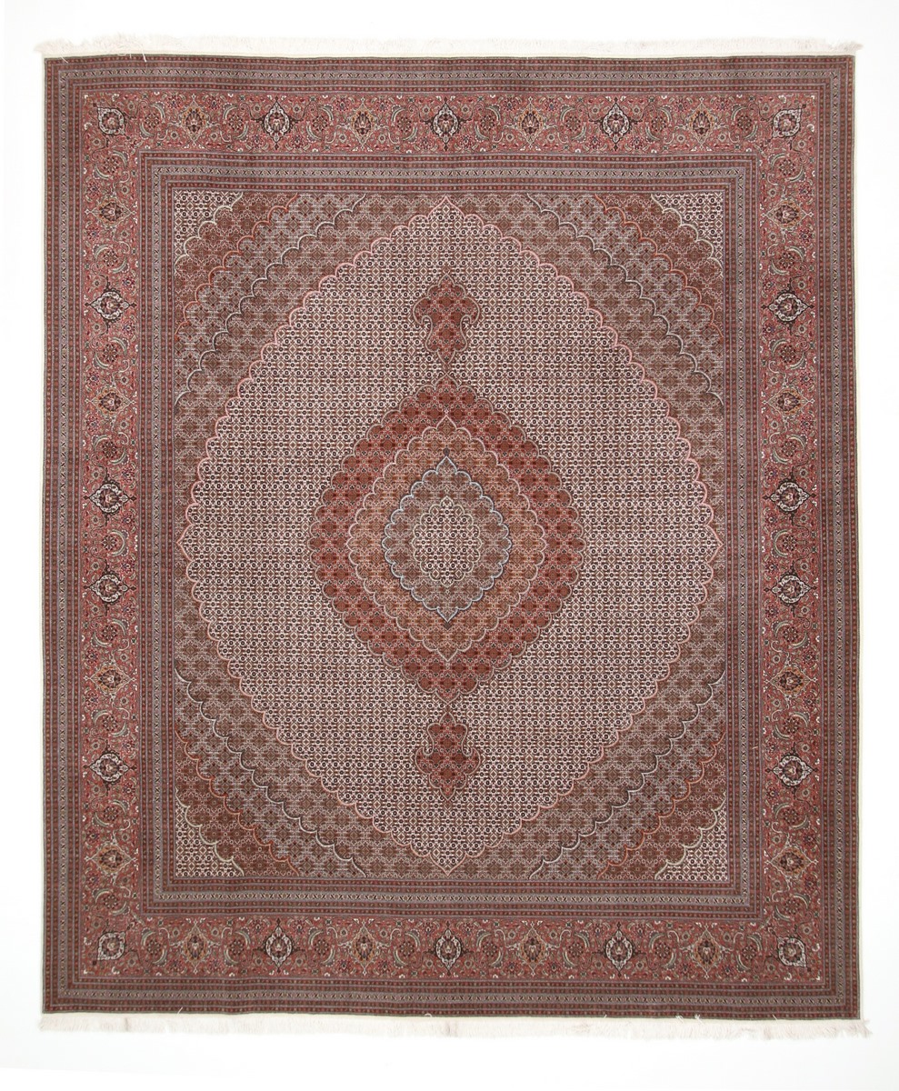 Persian Rug Tabriz Mahi 50Raj 362x304 362x304, Persian Rug Knotted by hand