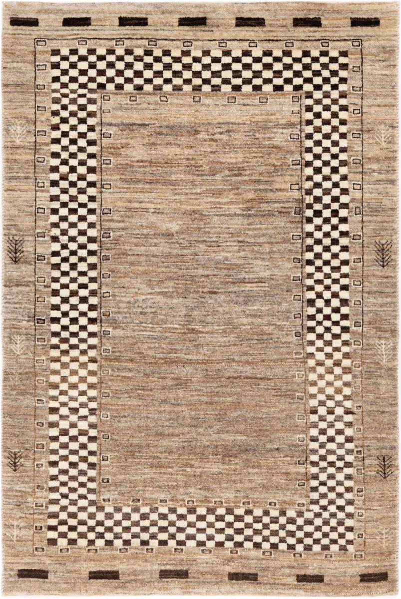 Tapis persan Persan Gabbeh Loribaft Essence 127x87 127x87, Tapis persan Noué à la main